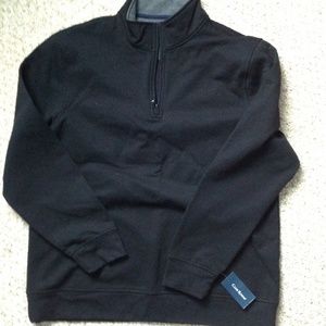 Club Room Black fleece NWT